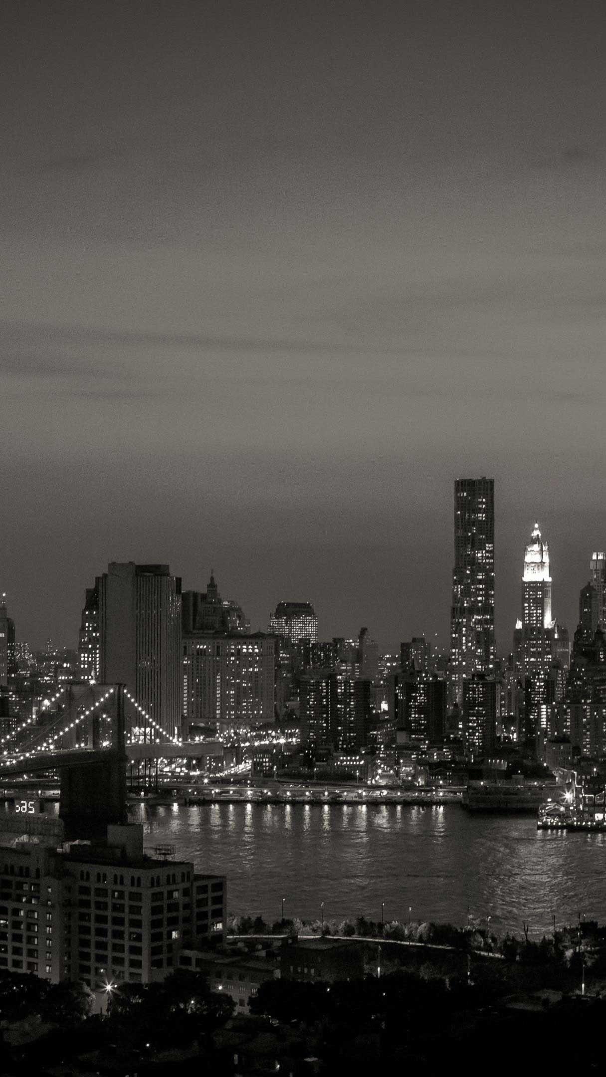1215x2160 New york city black and white wallpaper iPhone Wallpaper HD. Black and white wallpaper iphone, White wallpaper for iphone, Black and white wallpaper