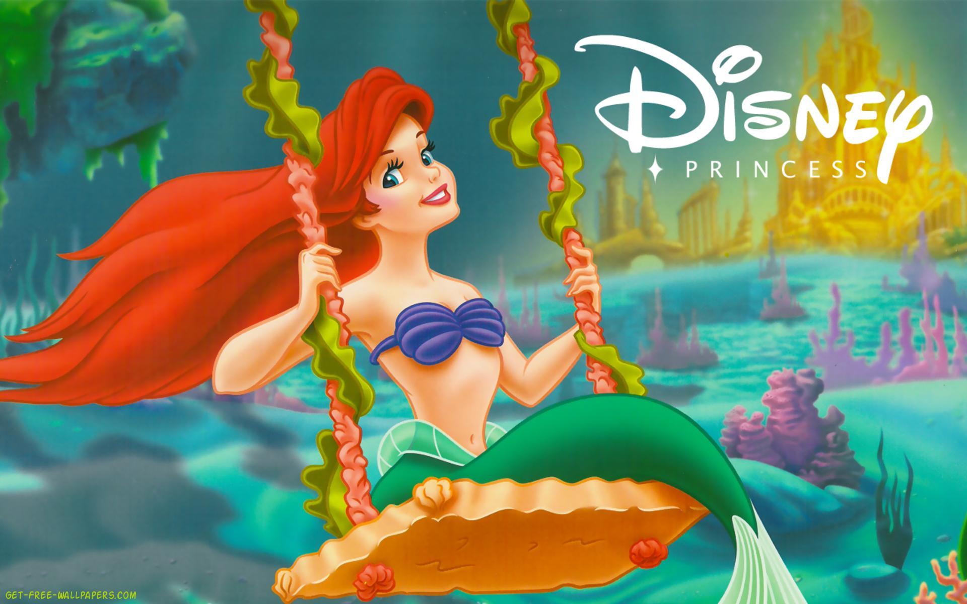 1920x1200 Disney The Little Mermaid Ariel Floral Disney Princess Ariel HD