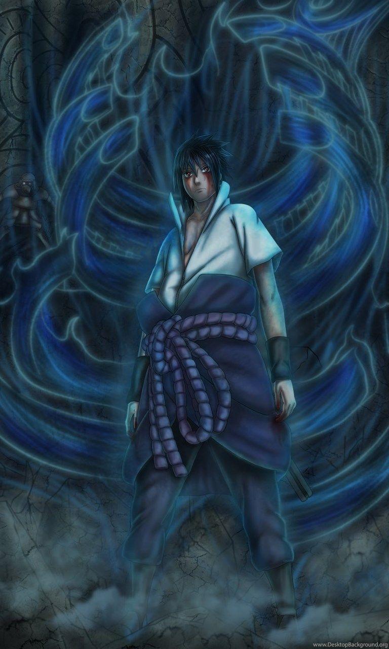 768x1280 Sasuke Uchiha 00093 Eternal Mangekyou Sharingan Susanoo Free. Desktop Background