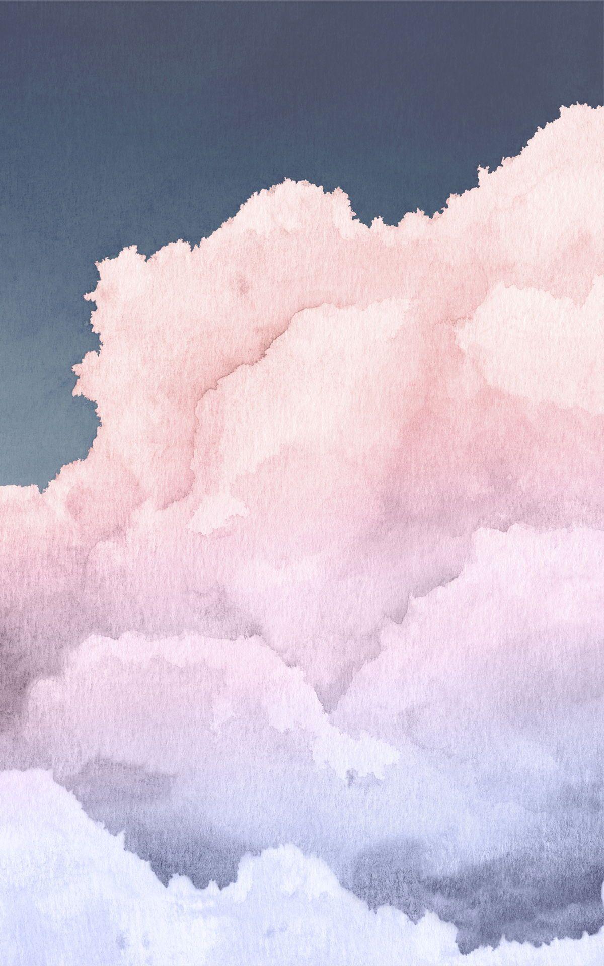 Watercolor Clouds Wallpapers - Top Free Watercolor Clouds Backgrounds -  WallpaperAccess