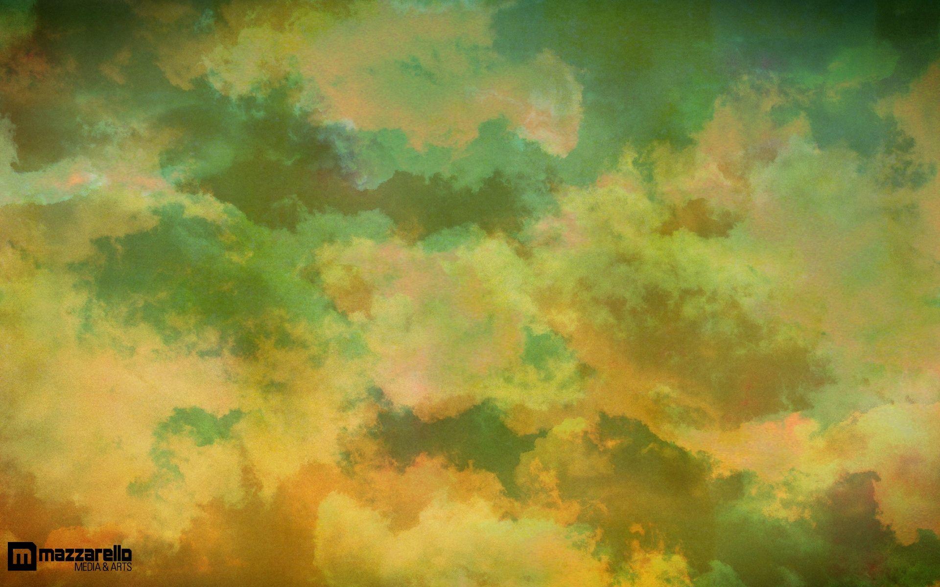 1920x1200 Wallpaper, watercolor, desktop, clouds, image