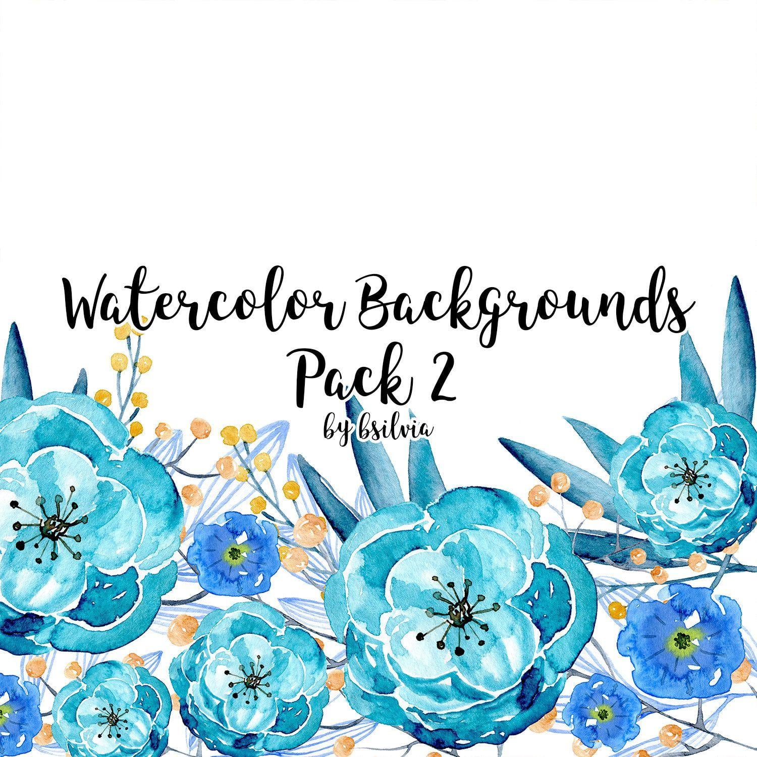 1500x1500 Watercolor Floral Background, Watercolor Flowers Background Pack Watercolor Flower 12x12 Paper, Floral Bloom Paper, Transparent PNG