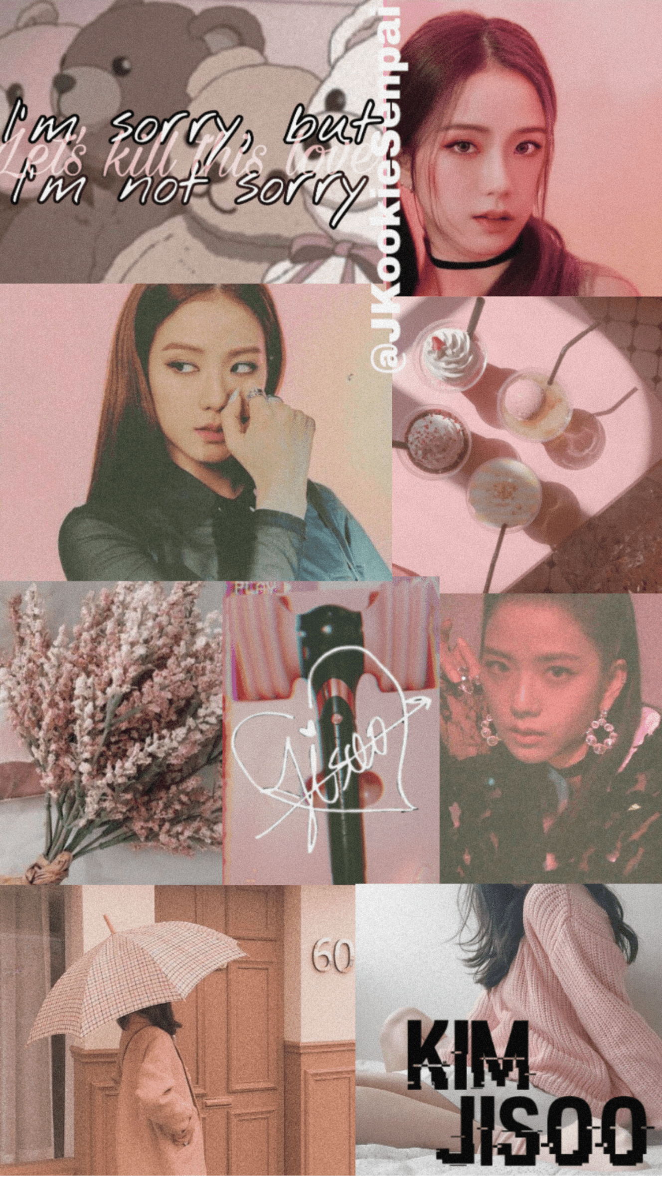 1328x2363 Jisoo Aesthetic Wallpaper