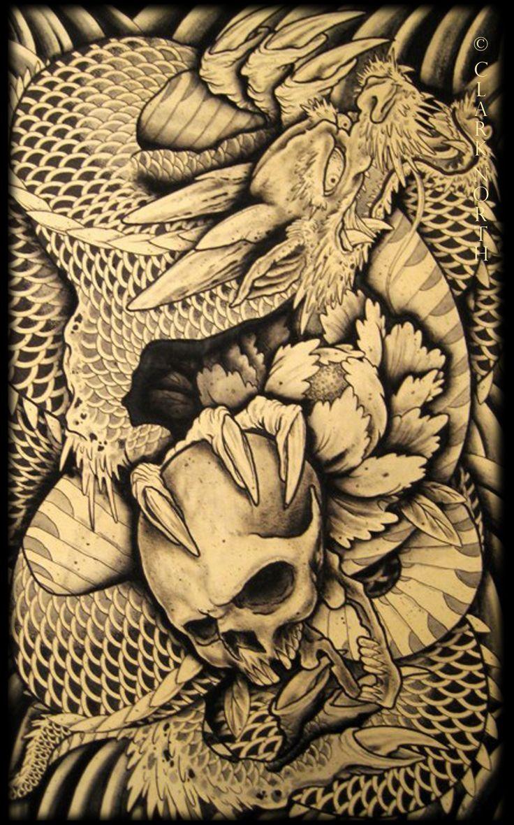 736x1180 dragon drawing