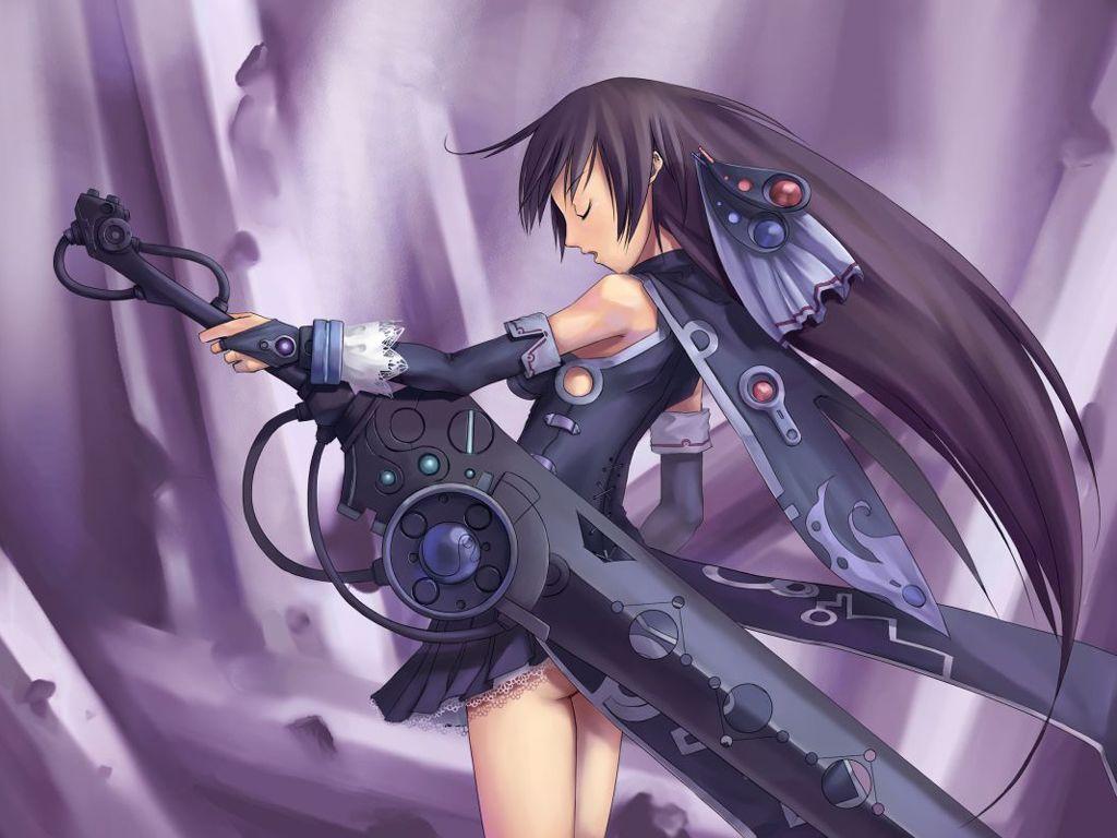 Anime Girl With Sword Wallpapers Top Free Anime Girl With Sword