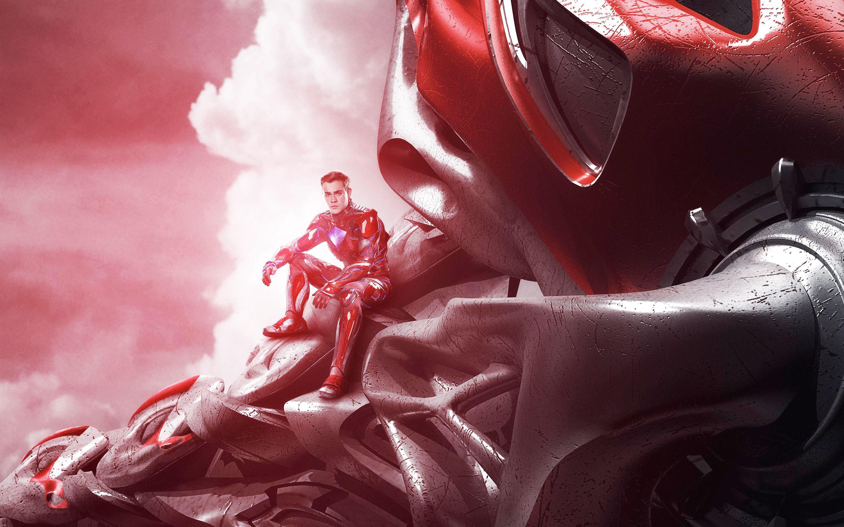 2880x1800 Red Ranger Power Rangers 4k Wallpaper HD Wallpaper