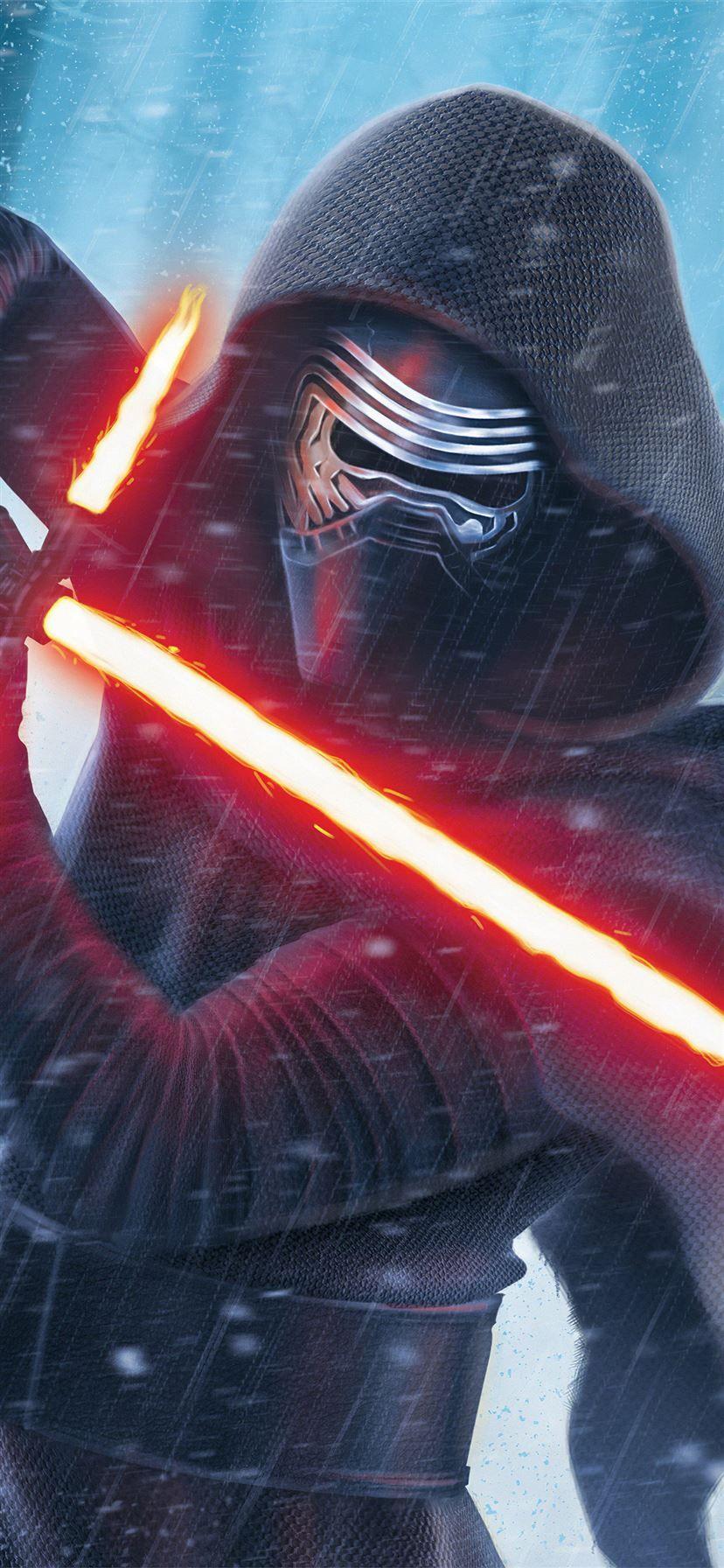 828x1792 kylo ren art4k iPhone 11 Wallpaper Free Download