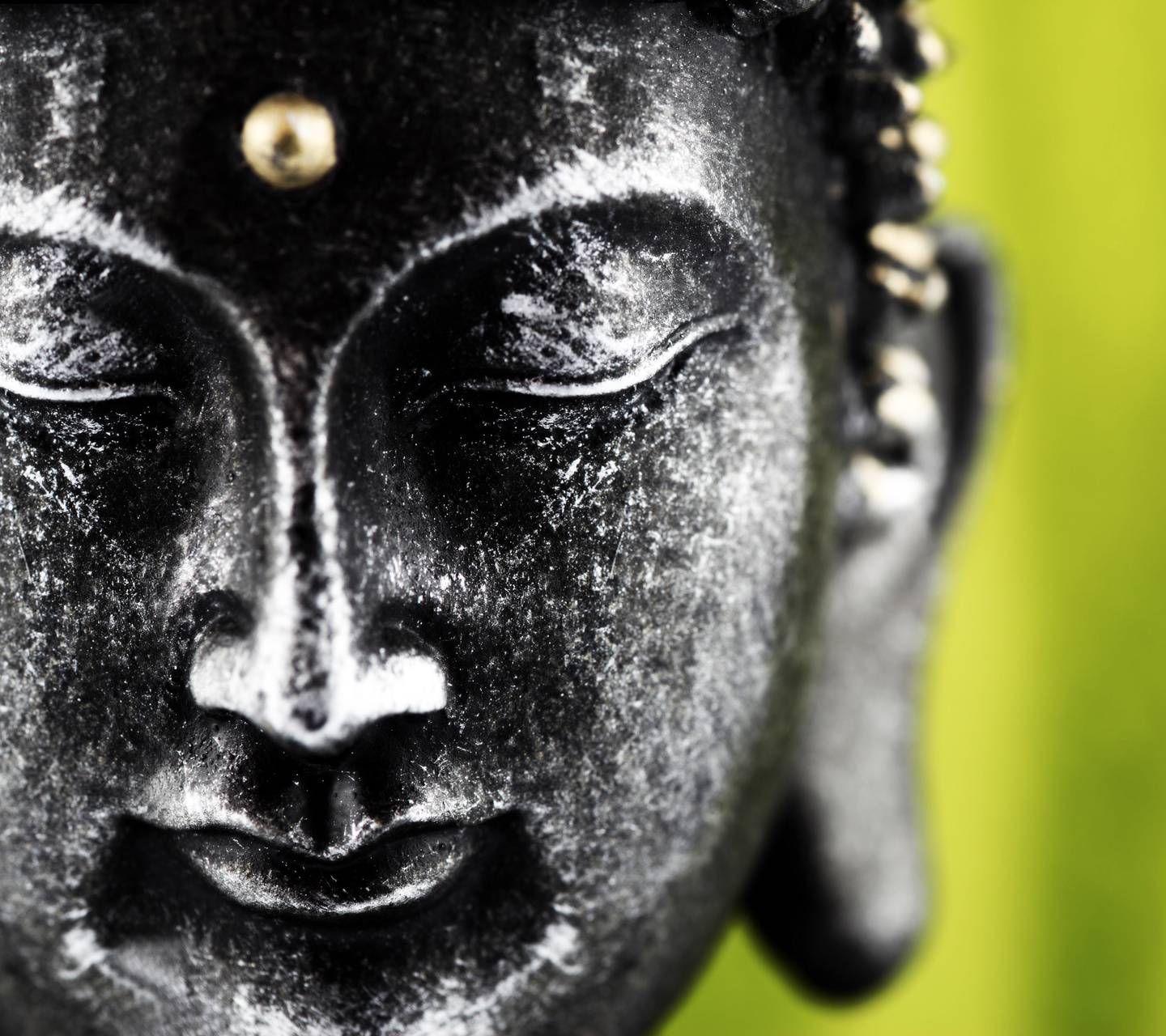 1440x1280 Zen Buddha Statue wallpaper