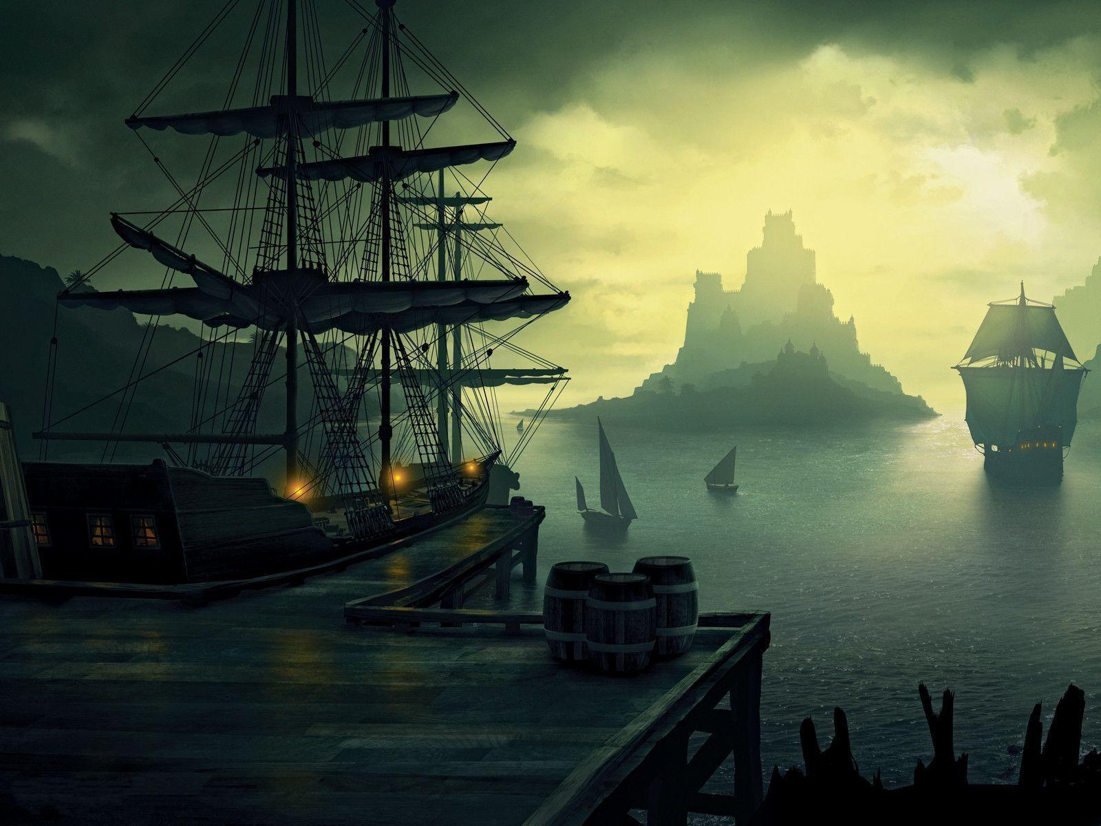 1600x1200 HD Pirate Wallpaper