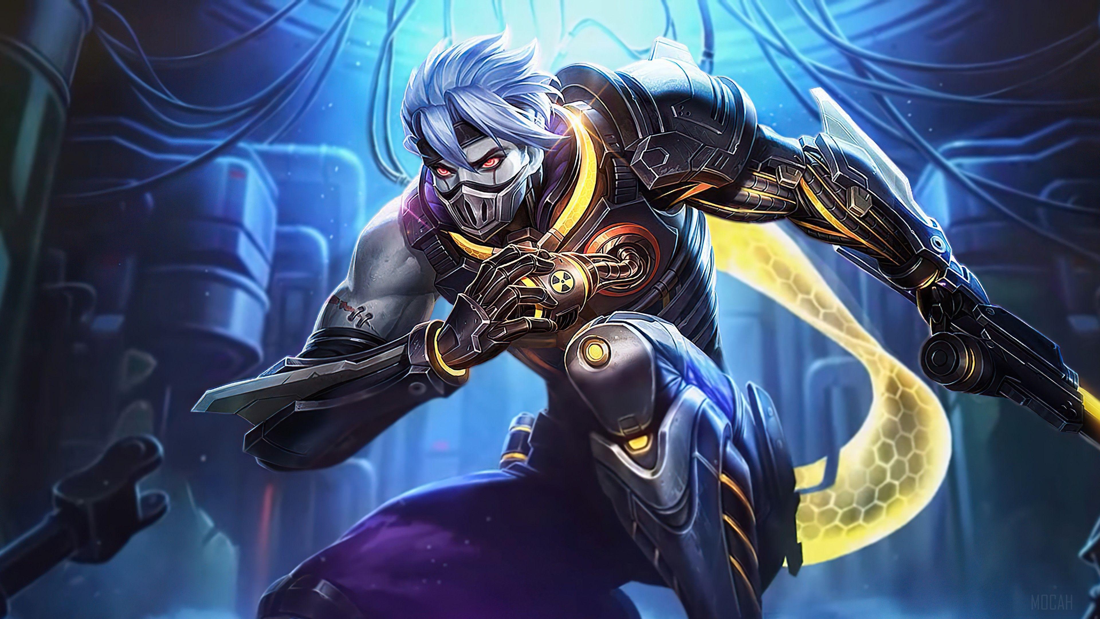 3840x2160 Gusion, Cosmic Gleam, Mobile Legends Bang Bang, MLBB, ML, Video Game, Starlight, Skin 4k wallpaper. Mocah HD Wallpaper