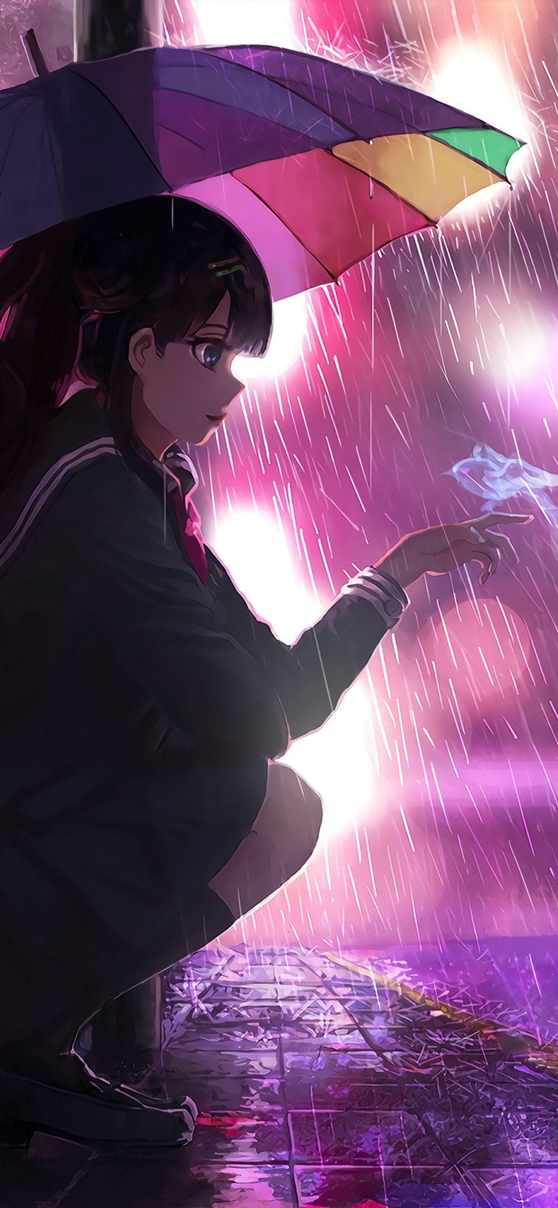 Rain Anime iPhone Wallpapers - Top Free Rain Anime iPhone Backgrounds