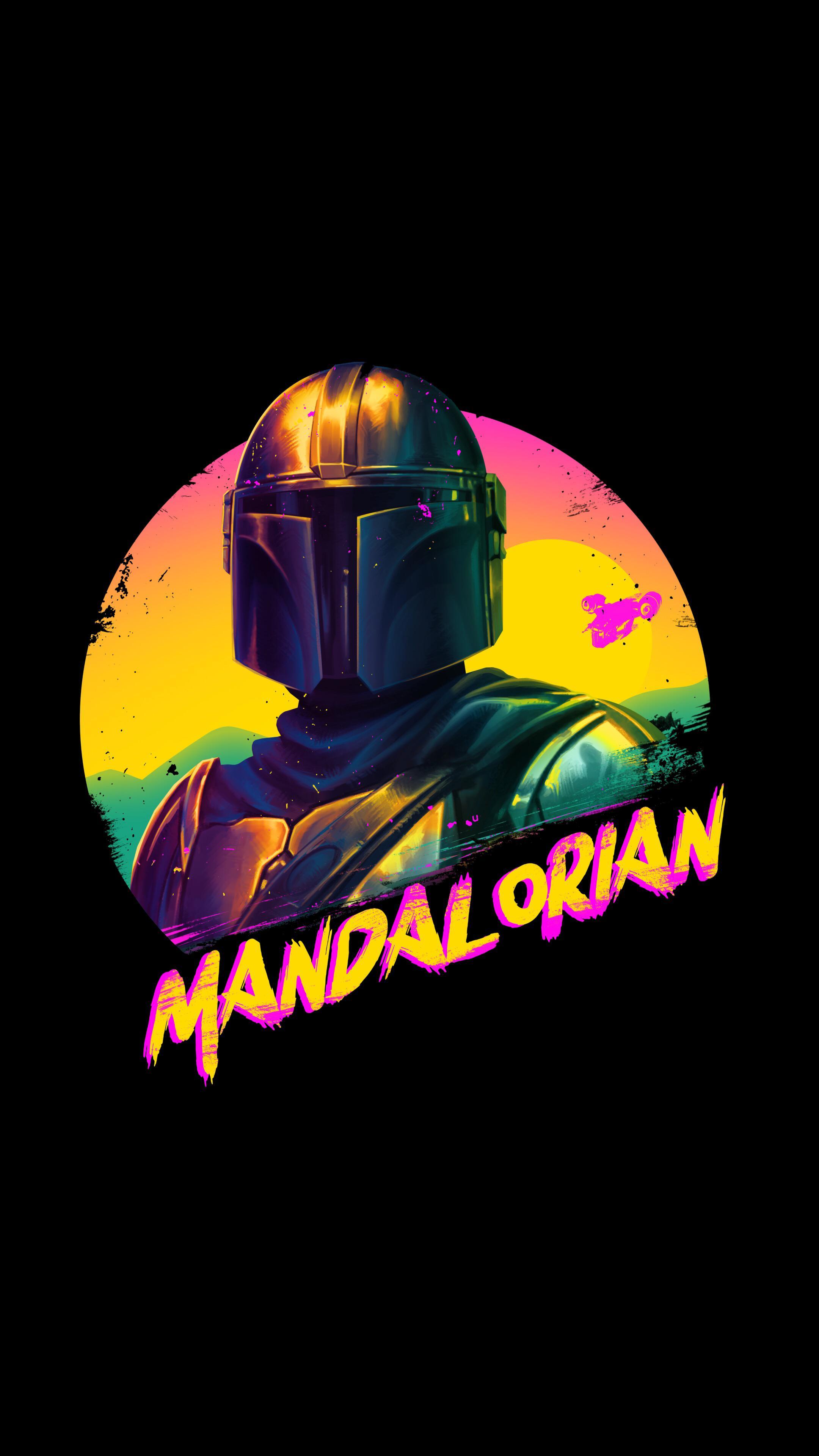 2160x3840 The Mandalorian wallpaper: OLED iPhone screens edition