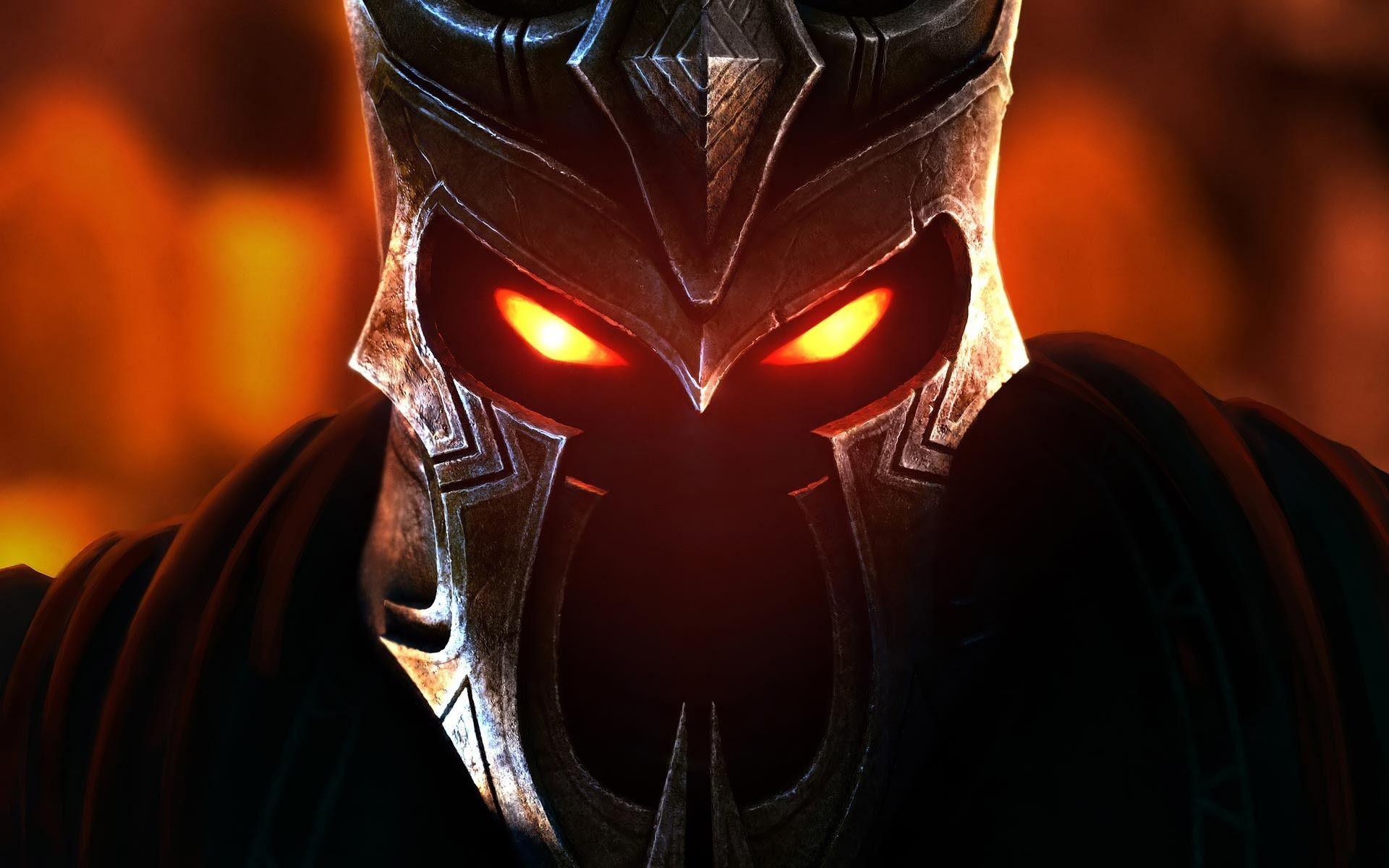 1920x1200 Knight with Fire Eyes Wallpaper