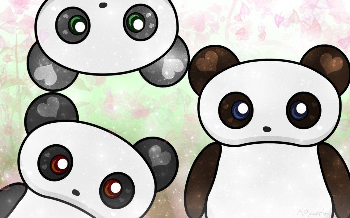 Download Adorable Kawaii Panda Wallpaper  Wallpaperscom