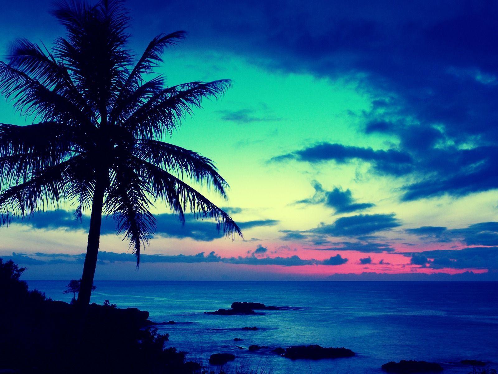 1600x1200 Cool Beautiful Sunset Beach Background HD