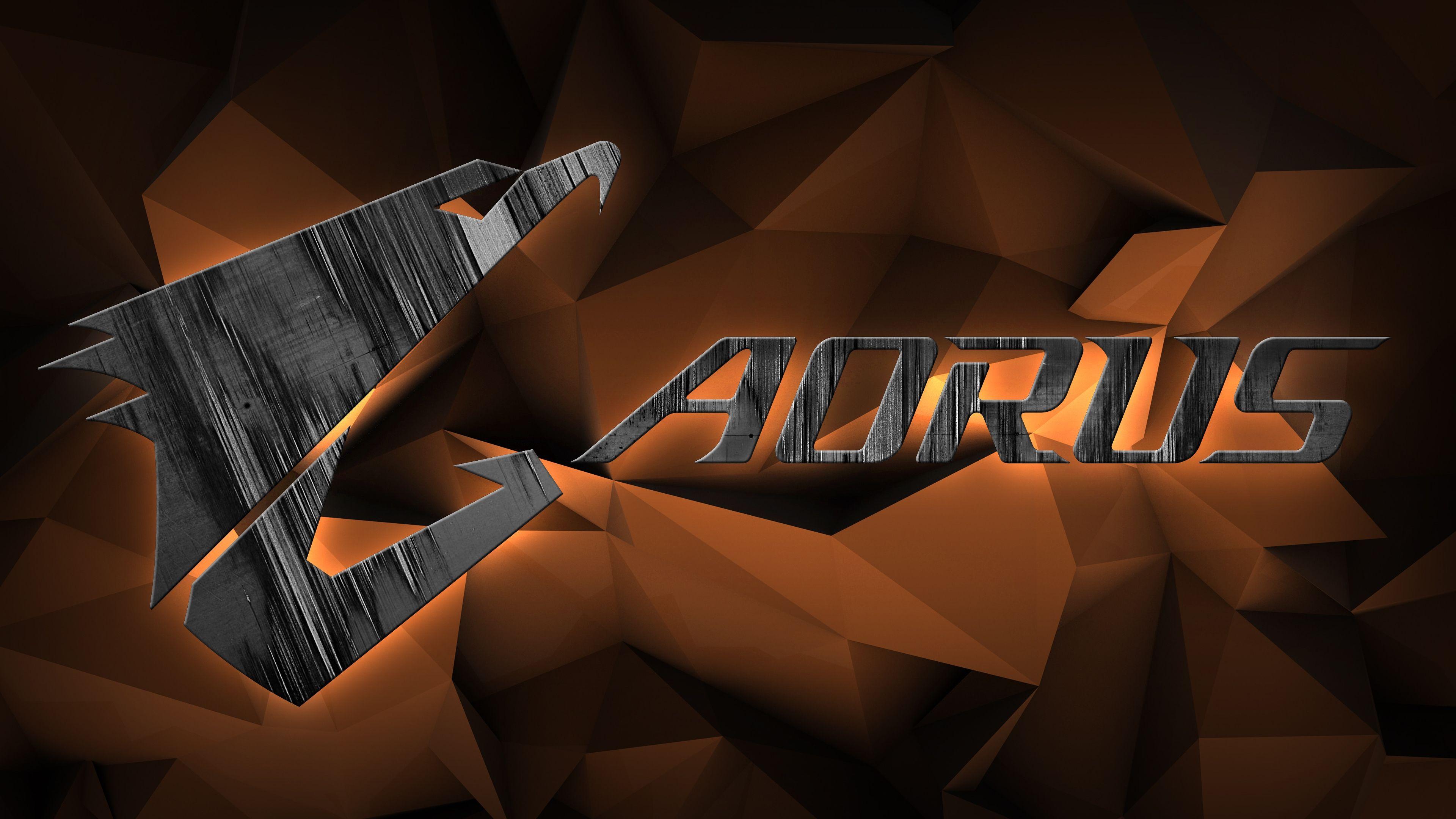 Aorus Logo 4K Wallpaper