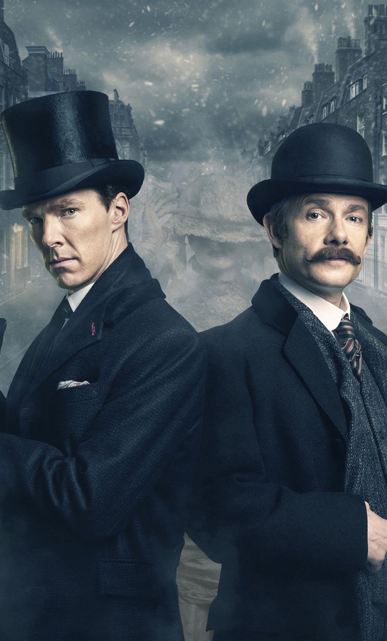 1280x2120 Benedict Cumberbatch And Martin Freeman Sherlock Holmes iPhone HD 4k Wallpaper, Image, Background, Photo and Picture