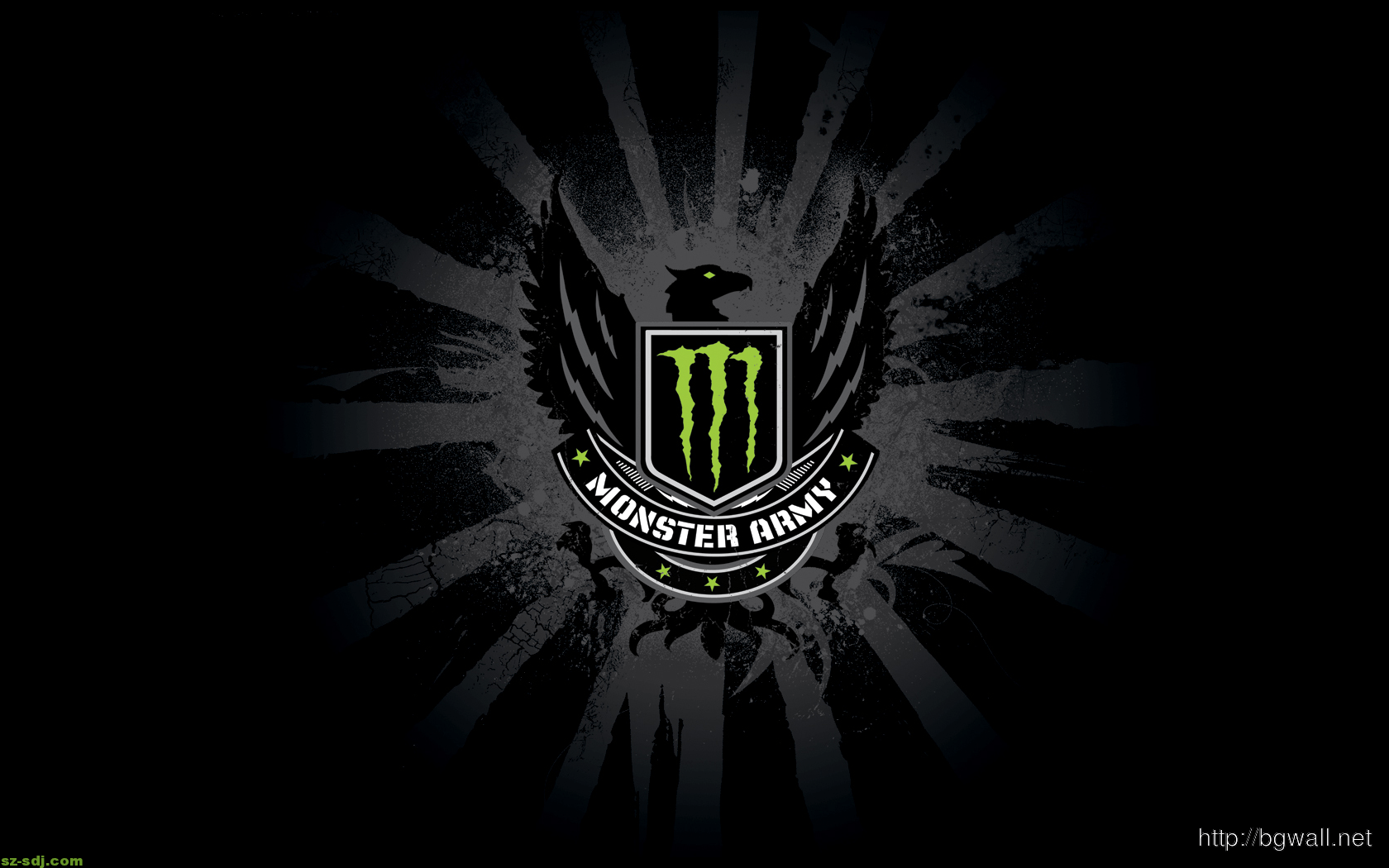 1680x1050 Black Monster Energy Wallpaper HD