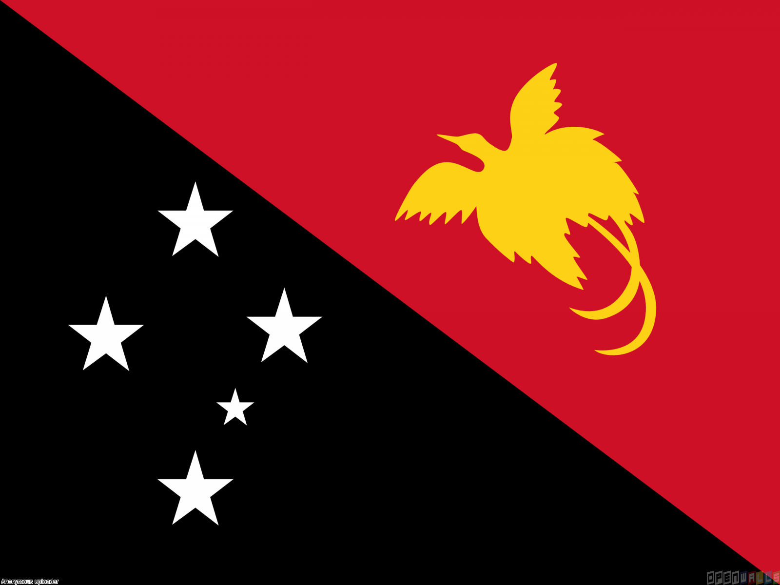 1600x1200 papua new guinea flag. Papua new guinea flag wallpaper