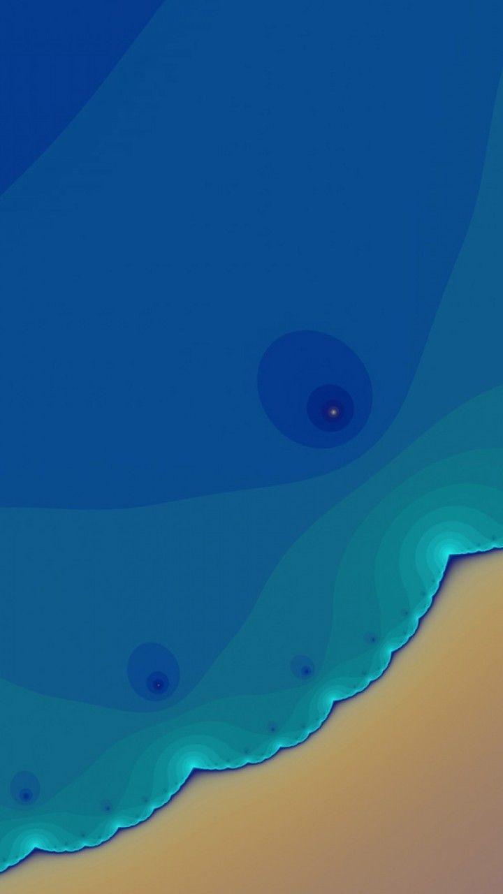 720x1280 Wallpaper crystal, 4k, HD wallpaper, waves, blue, brown, pattern, background, Abstract