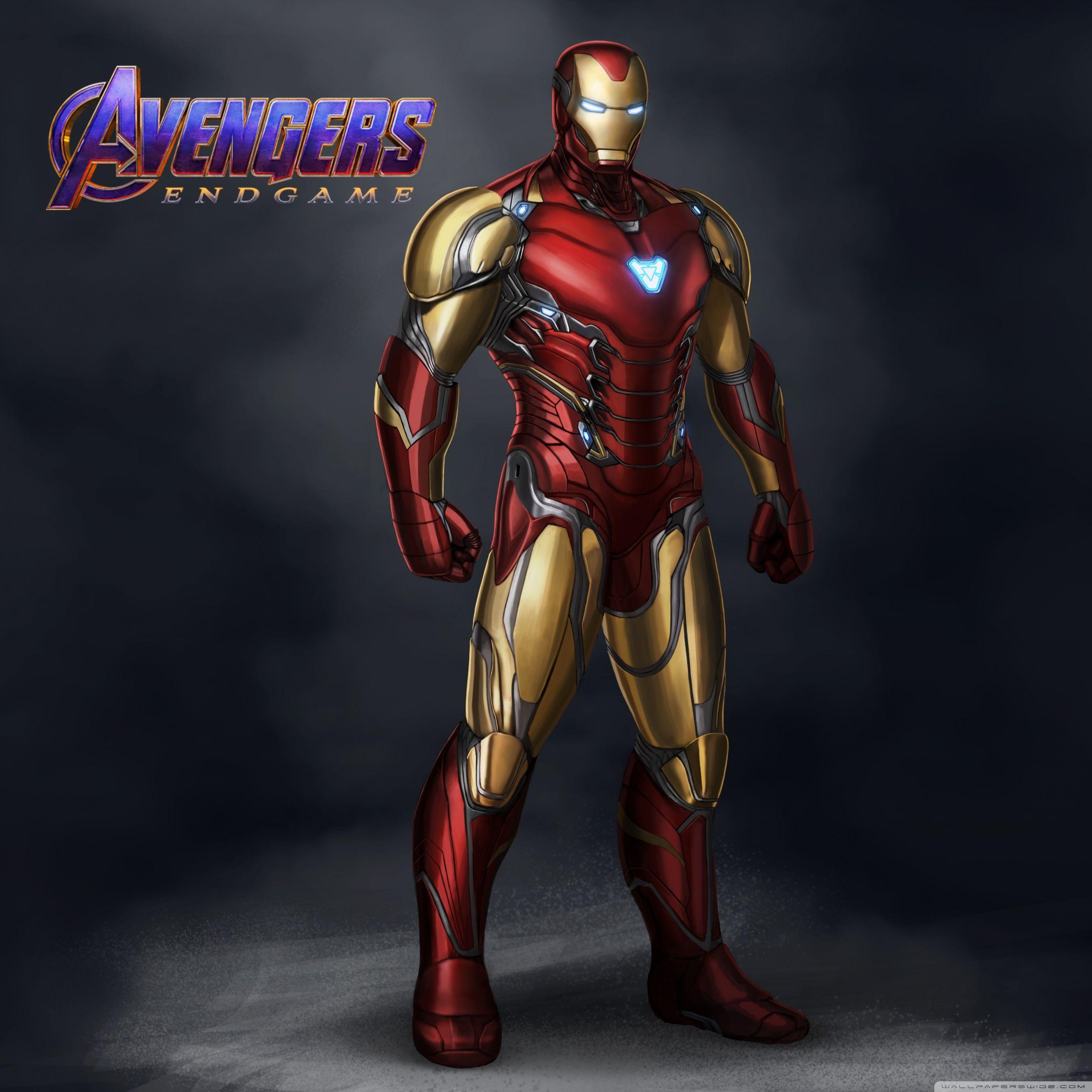 2732x2732 Avengers Endgame Iron Man Mark 85 Ultra HD Desktop Background Wallpaper for 4K UHD TV : Multi Display, Dual Monitor