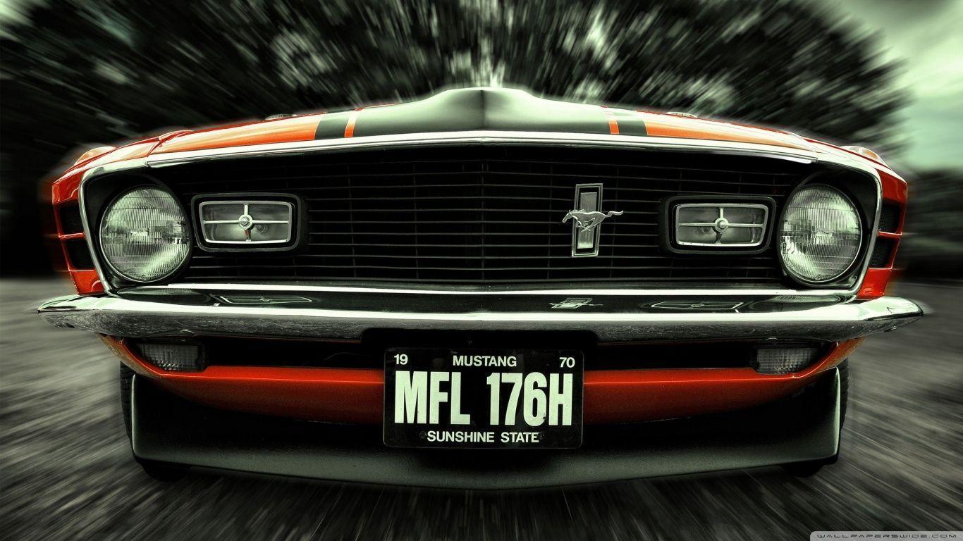 1366x768 HD Wallpaper Mustang