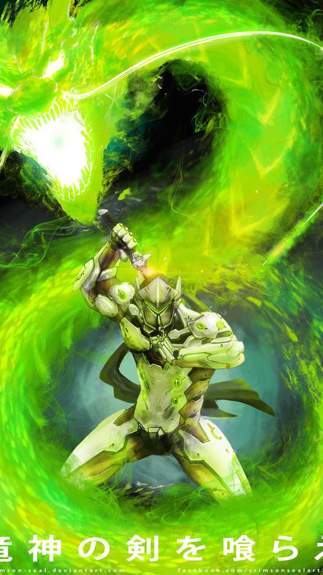 1080x1920 Overwatch Genji Wallpaper iPhone