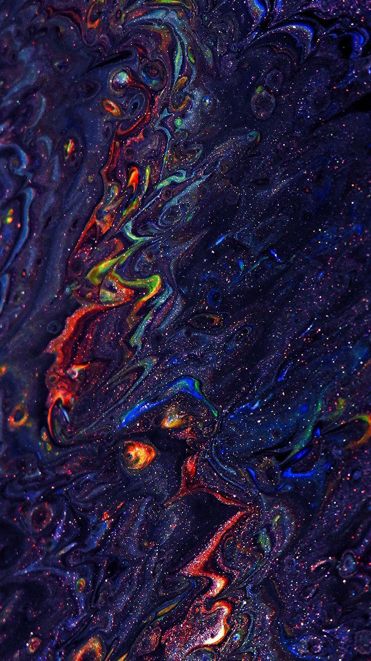 750x1334 iPhone7 wallpaper. oil paint abstract pattern background