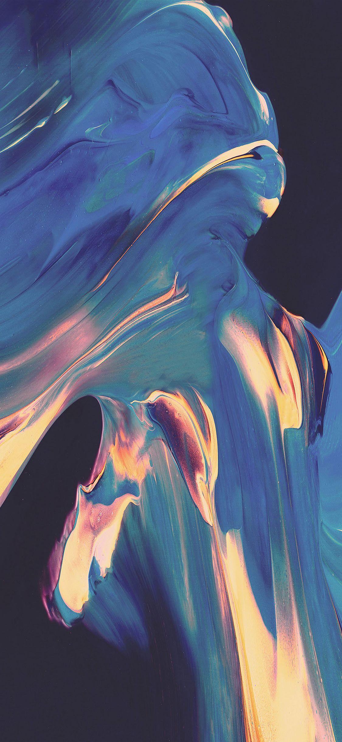 Amazing and elegant fluid liquid paint iphone samsung apple vertical  wallpaper in a Dark teal blue  white abstract artwork painting  generative ai 3d render ilustração do Stock  Adobe Stock