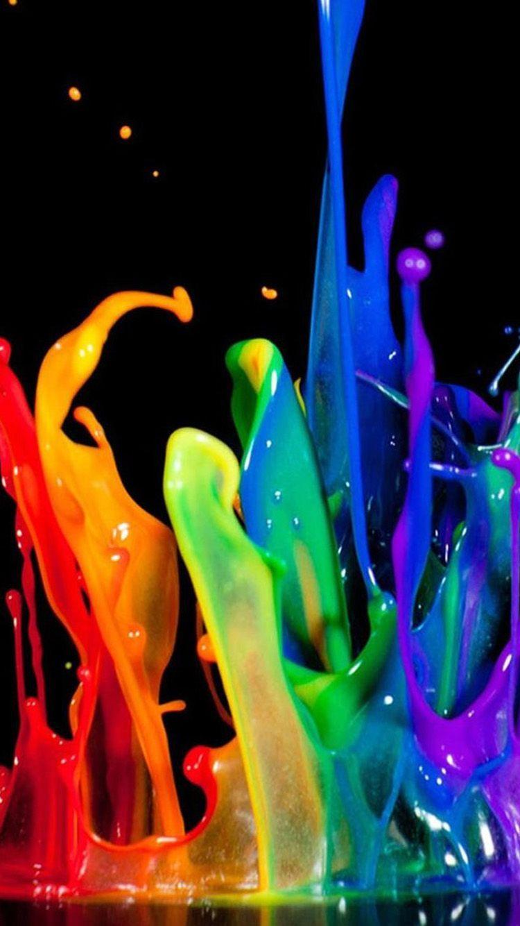 750x1334 iPhone Paint Wallpaper Free HD Wallpaper