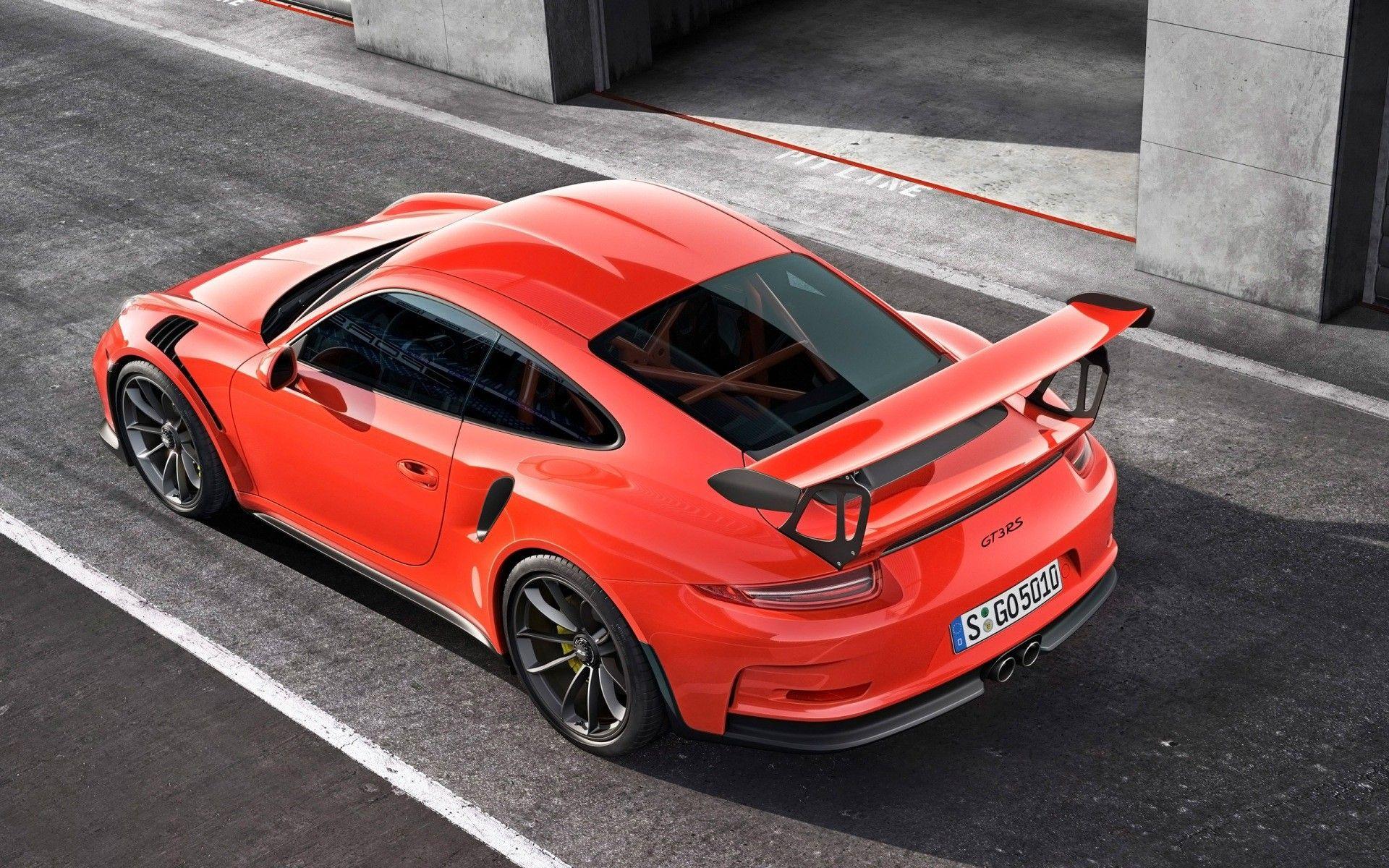 1920x1200 Light red Porsche 911 GT3 RS wallpaper and image, picture, photo