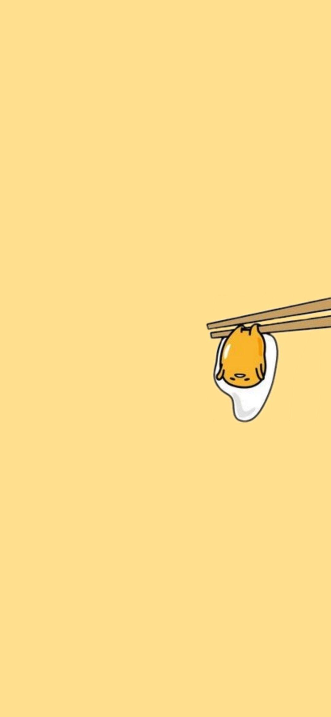 1080x2340 cute gudetama aesthetic iPhone wallpaper. iPhone wallpaper kawaii, Japanese wallpaper iphone, iPhone wallpaper yellow