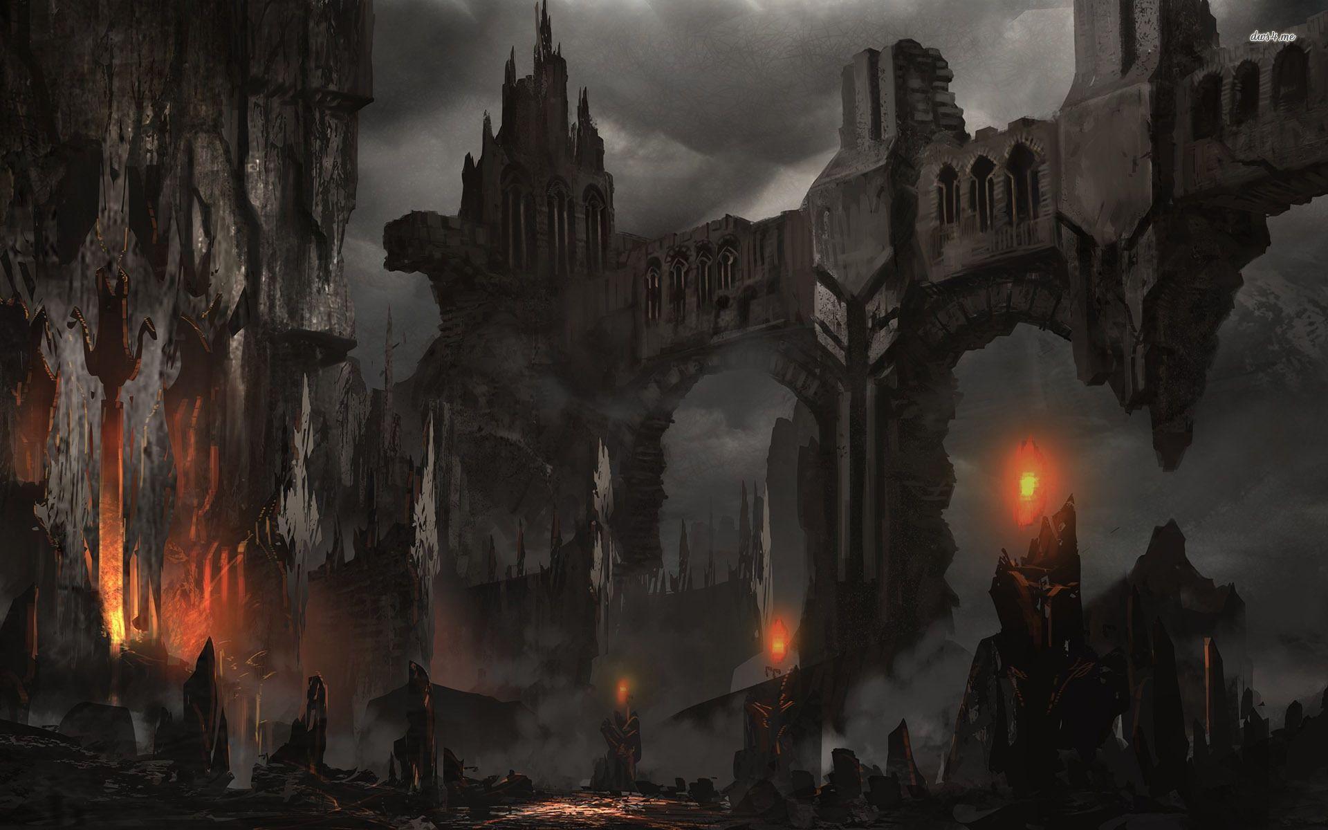 1920x1200 Dark Castle Wallpaper