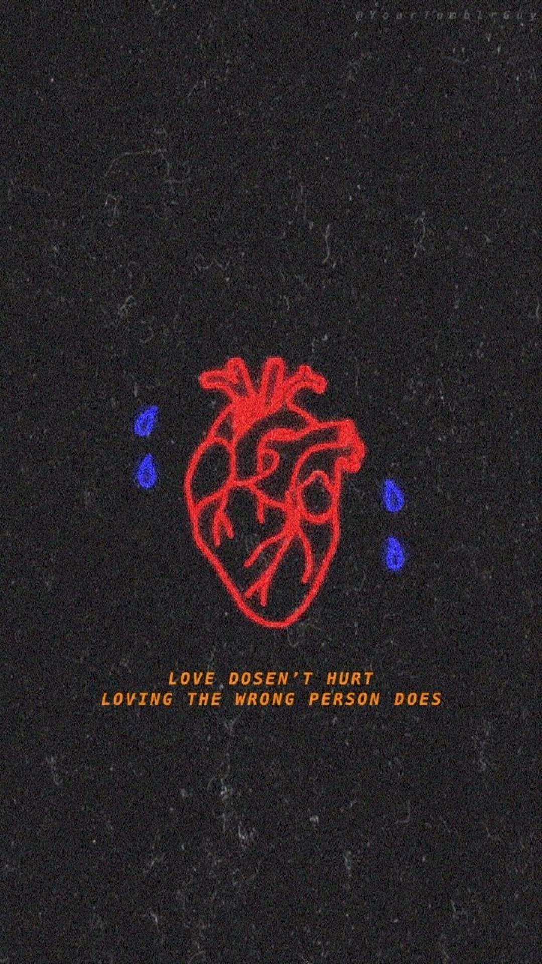 1080x1920 Sad Aesthetic Quote HD Wallpaper
