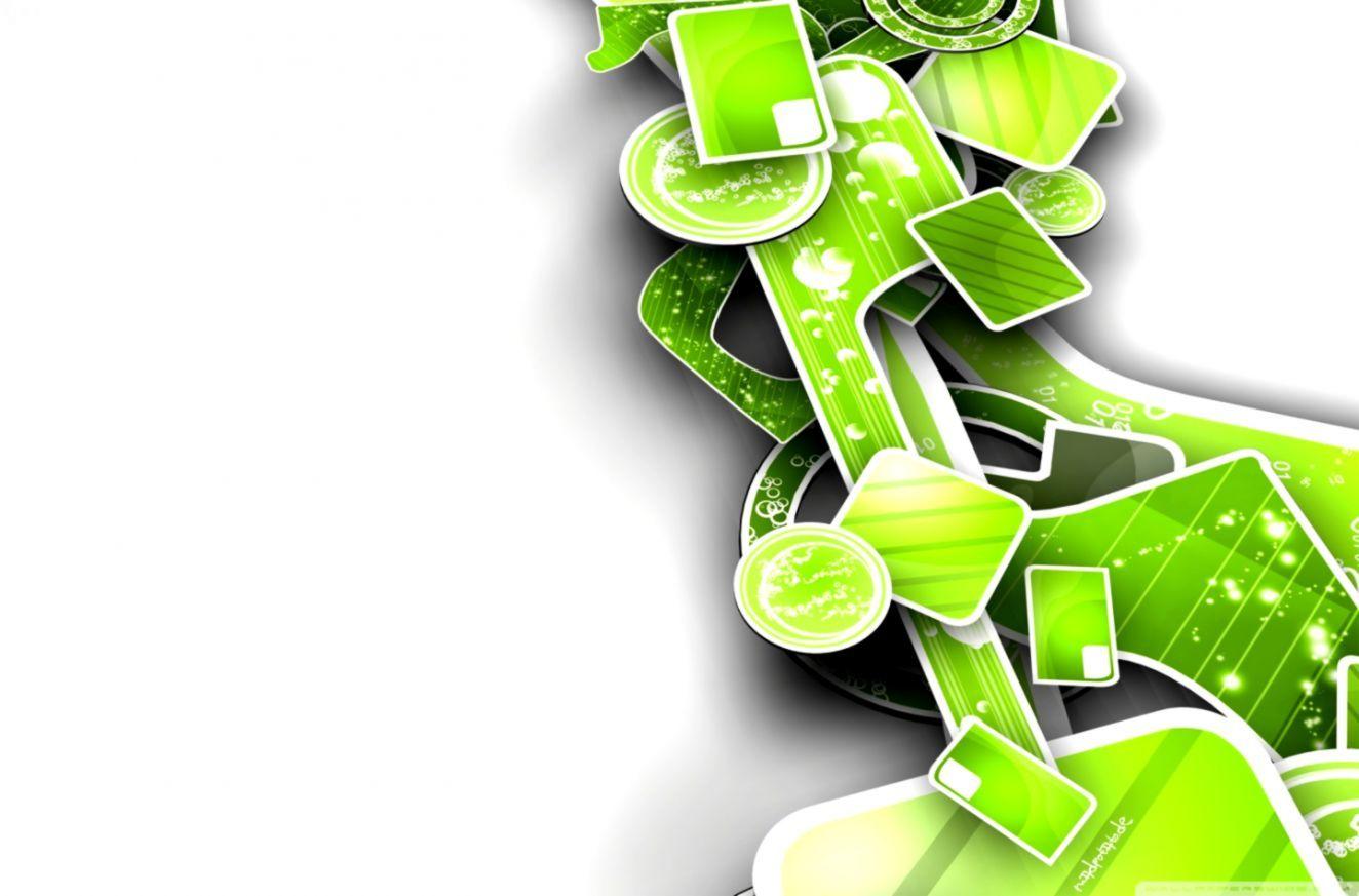 1324x873 Green Abstract 3D Art ❤ 4k HD Desktop Wallpaper For Wallpaper Green HD