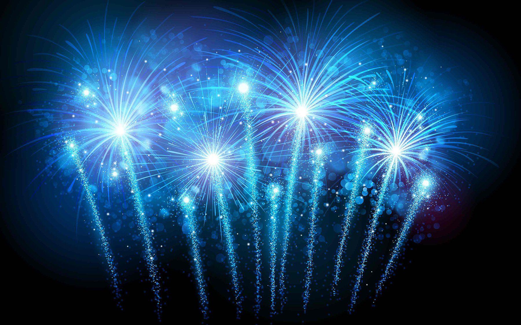 1800x1123 HD wallpaper of fireworks to celebrate the new year