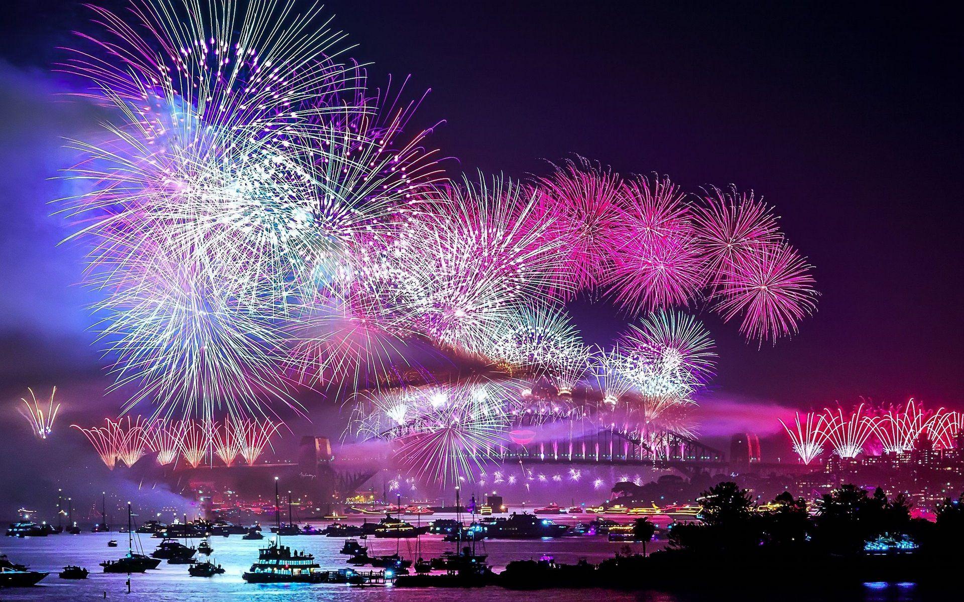 1920x1200 Spectacular Fireworks Photo HD Wallpaper for Desktop
