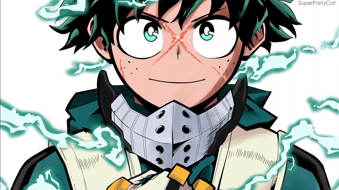 1366x768 Izuku Midoriya Boku no Hero Academia HD My Hero Academia Wallpaper