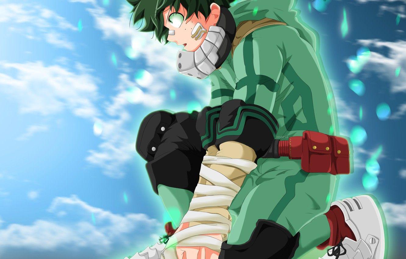 1332x850 Wallpaper anime, hero, asian, manga, japanese, oriental, asiatic, seifuku, Boku no Hero Academy, Izuku Midoriya, My Hero Academia, by mariablueneko image for desktop, section сёнэн