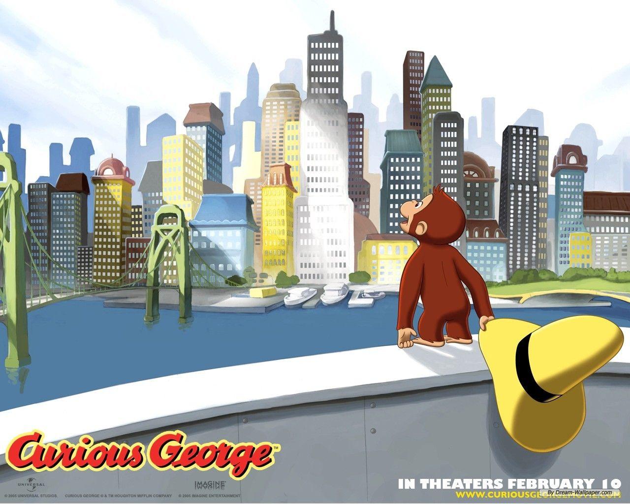 1280x1024 Free Cartoon Wallpaper Curious George HD Wallpaper