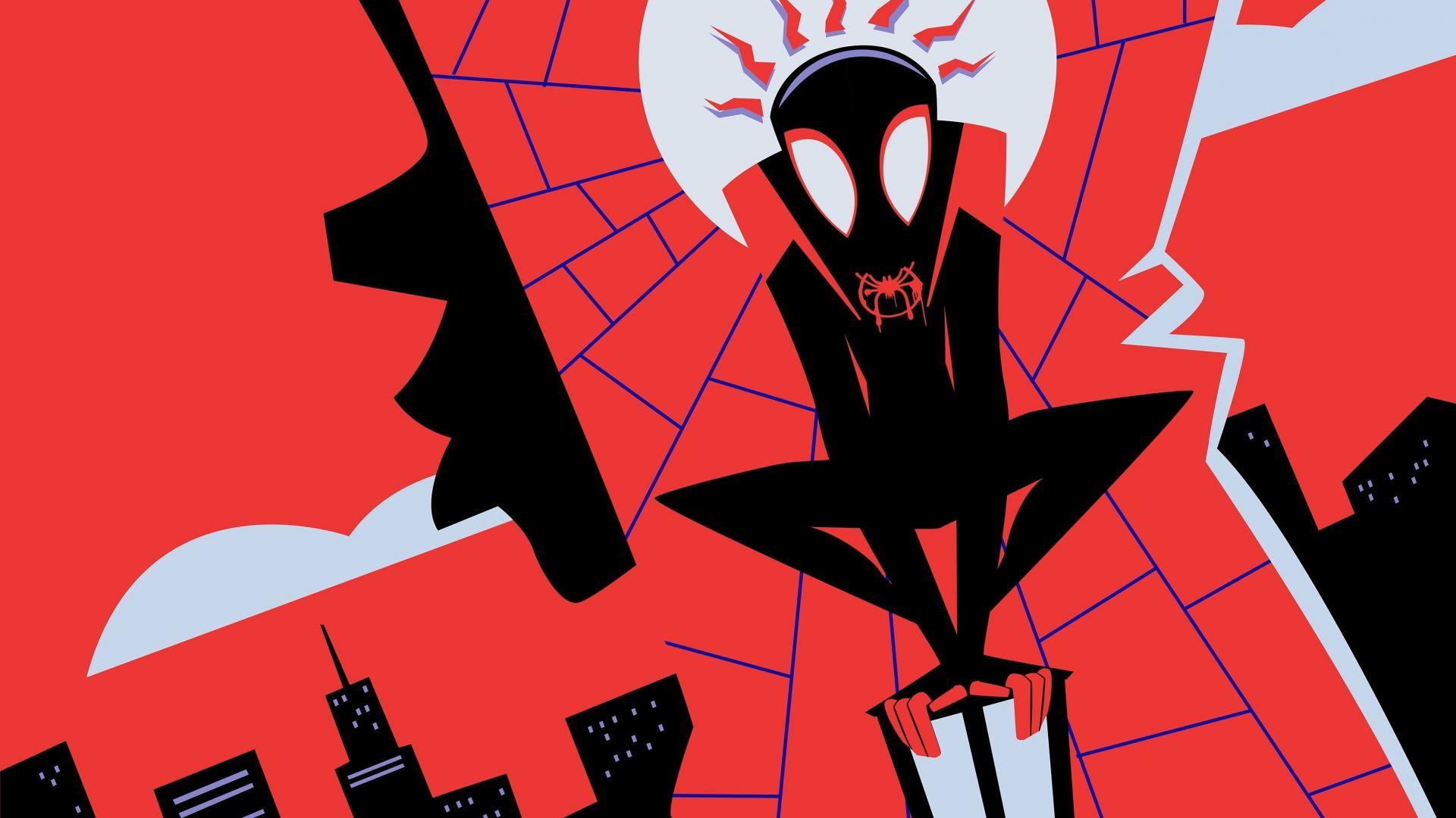 1920x1080 Spider Man: Into The Spider Verse, Miles Morales, Fan Art Wallpaper, HD Image, Picture, Background, E0d3c1