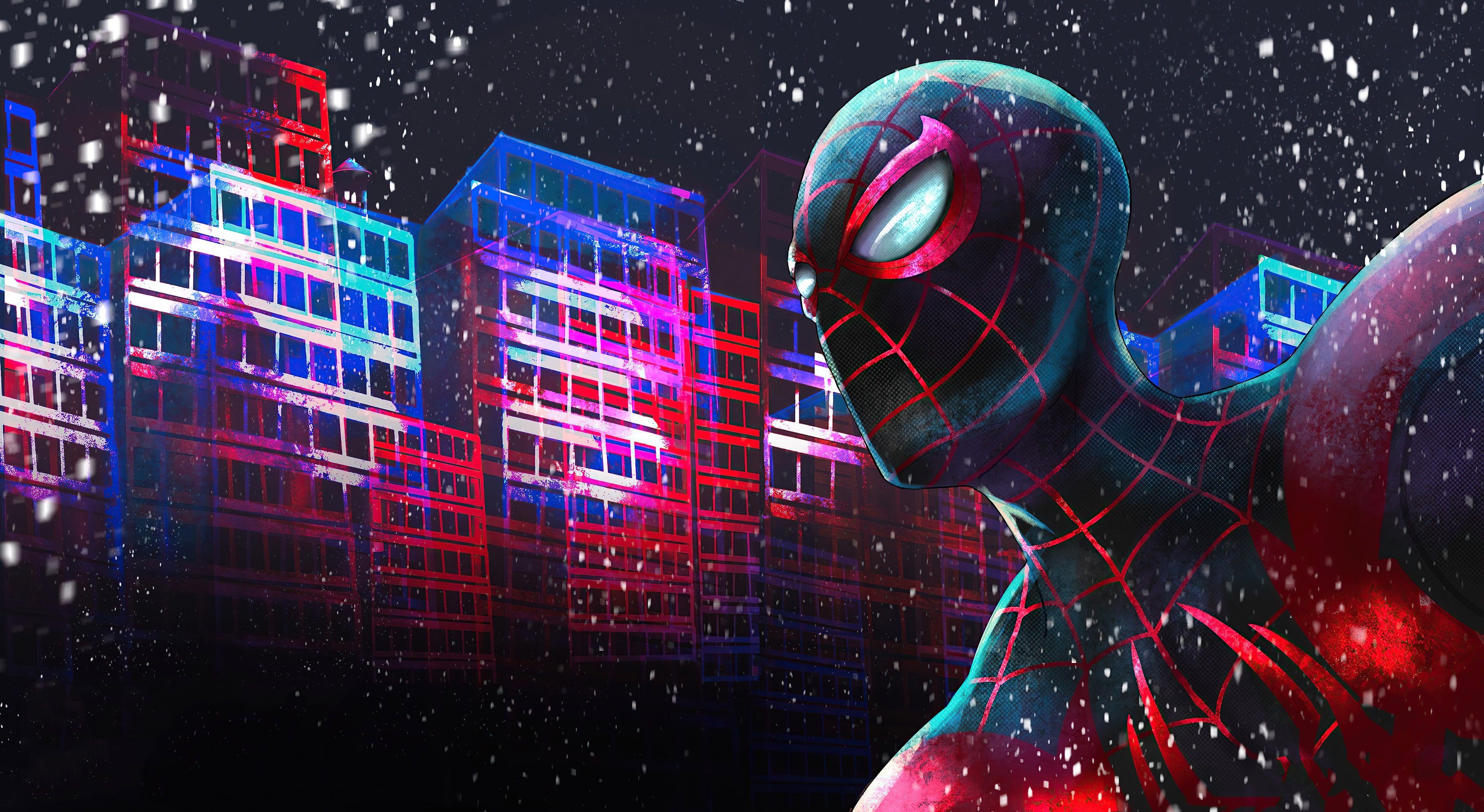 1366x768 Spiderman Miles Morales Animated 4k Laptop HD ,HD 4k Wallpapers ,Images,Backgrounds,Photos and Pictures