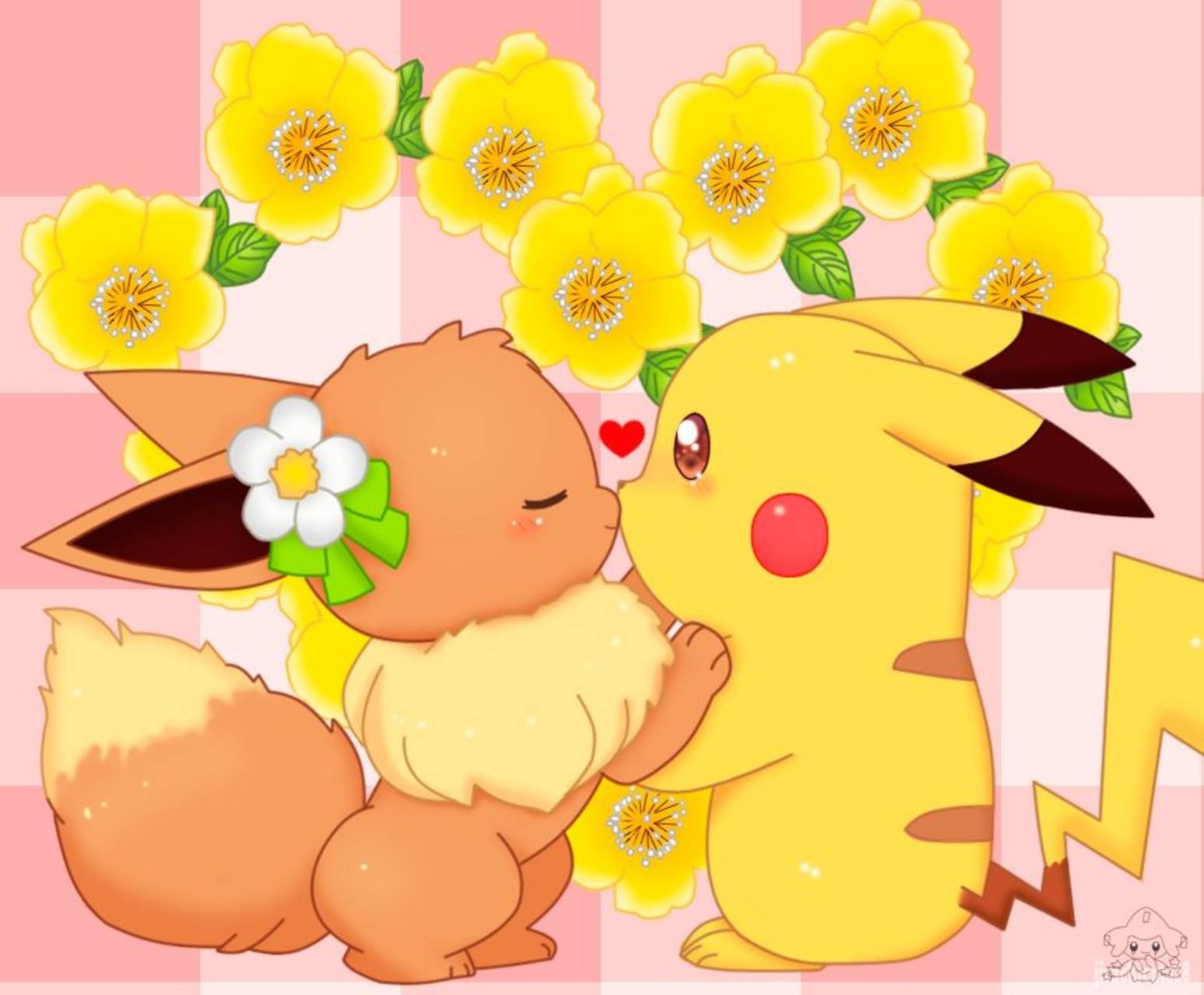 Cute Pikachu and Eevee Wallpapers - Top Free Cute Pikachu and Eevee ...