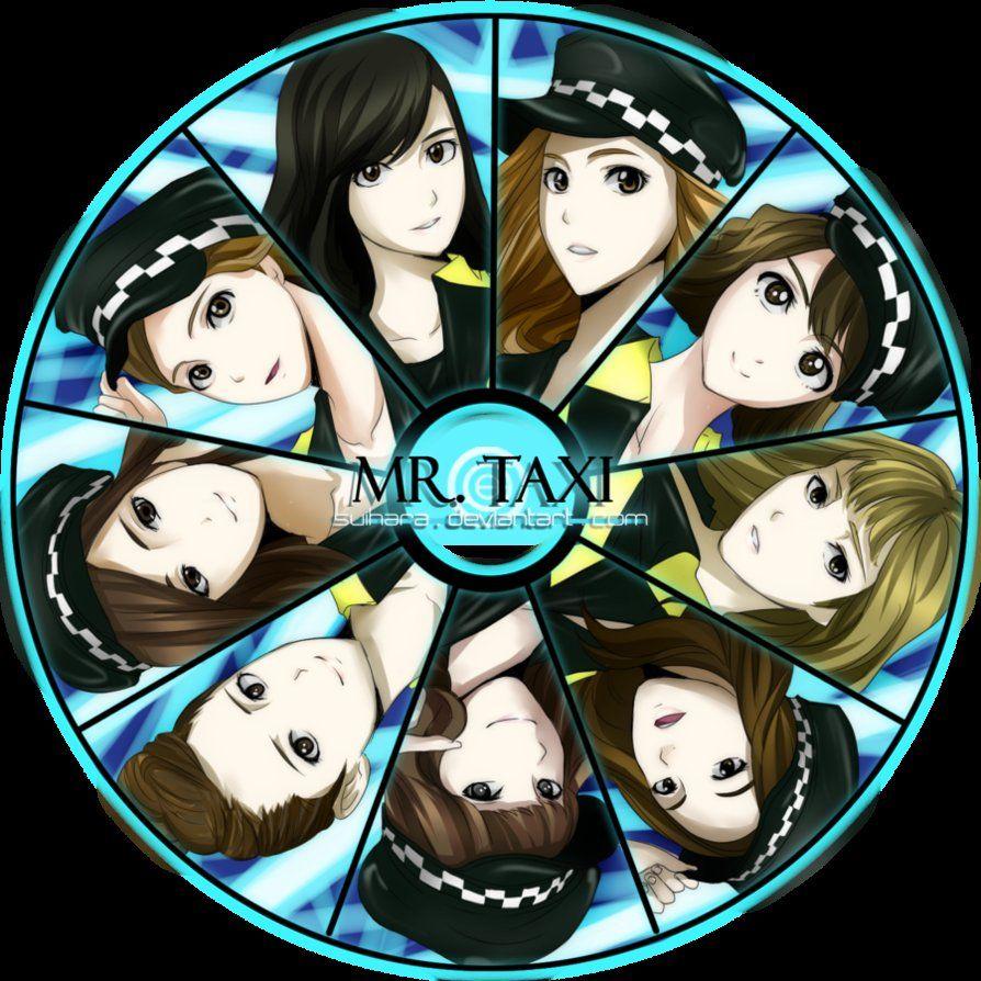 894x894 SNSD Anime Version. Taxi