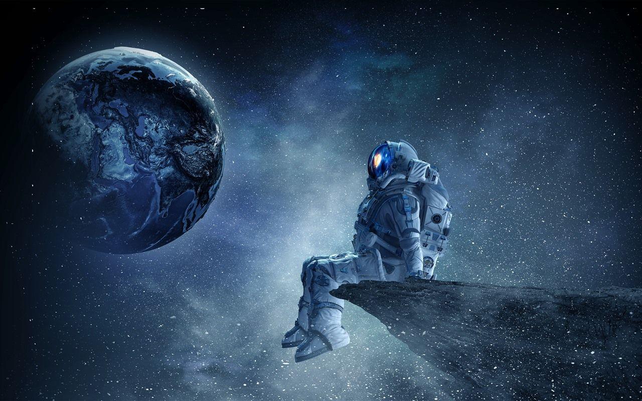 Anime Astronaut 8k Ultra HD Wallpaper by Fofo