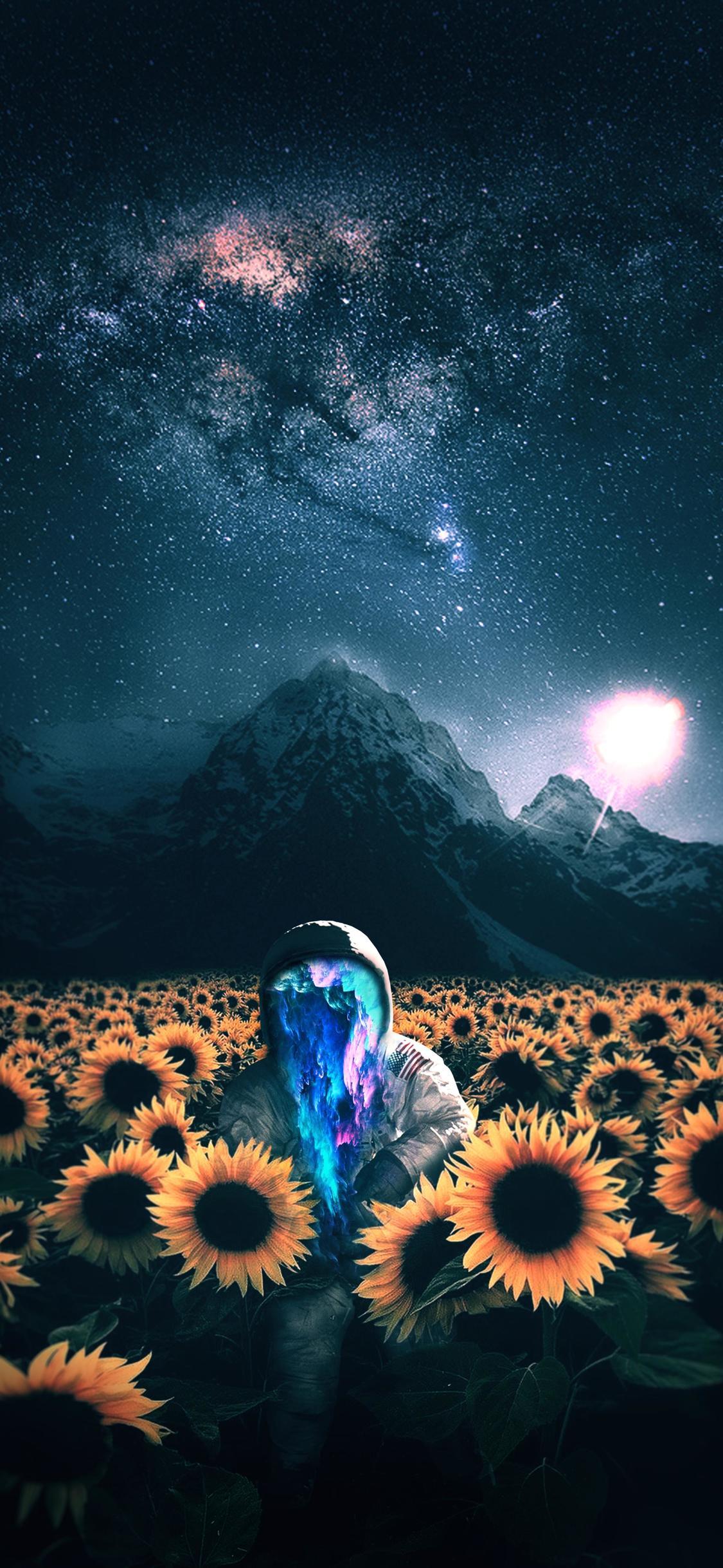 1125x2436 Spaceman Wallpaper