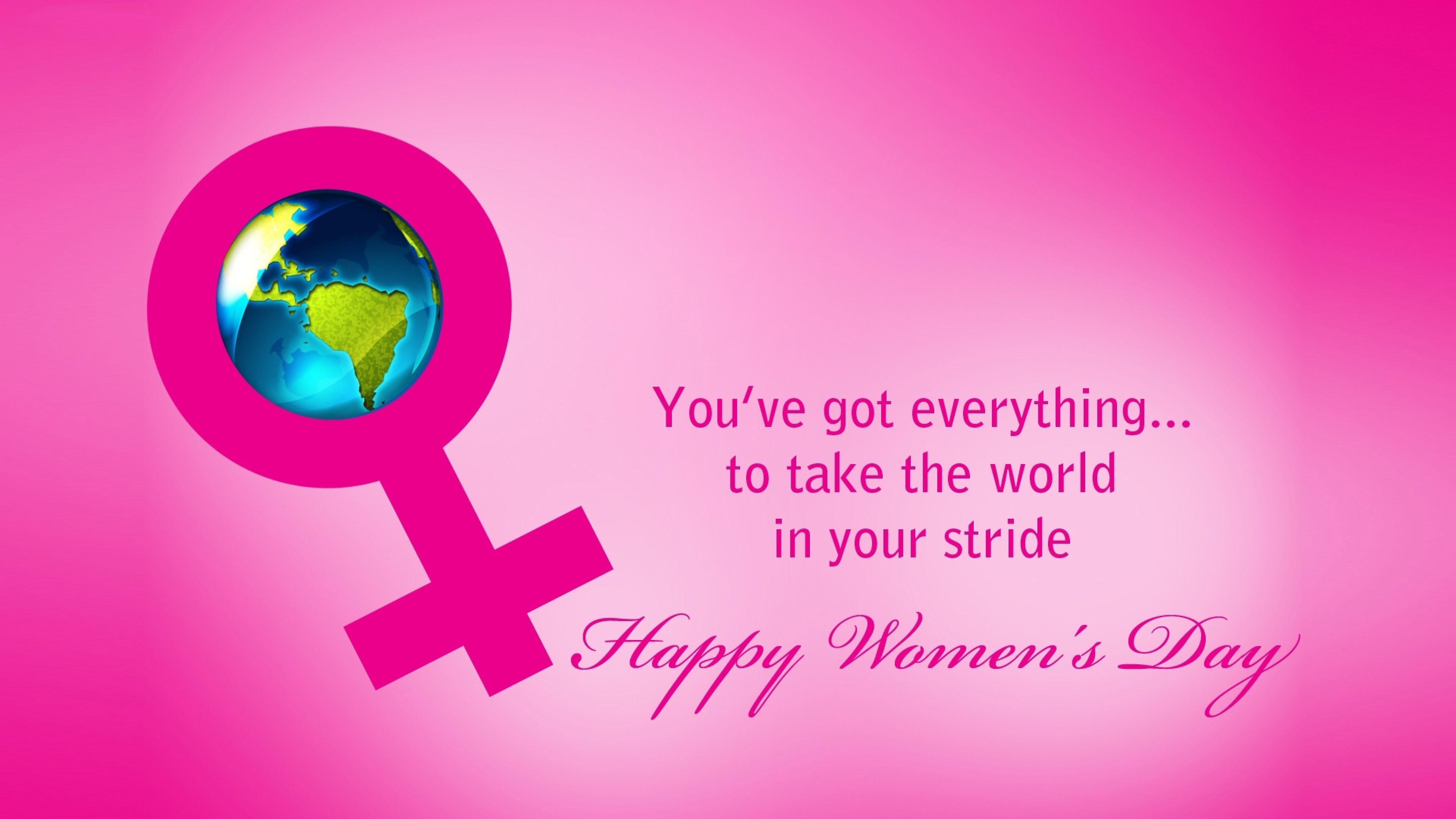 3840x2160 Women's Day Wallpaper HD free download