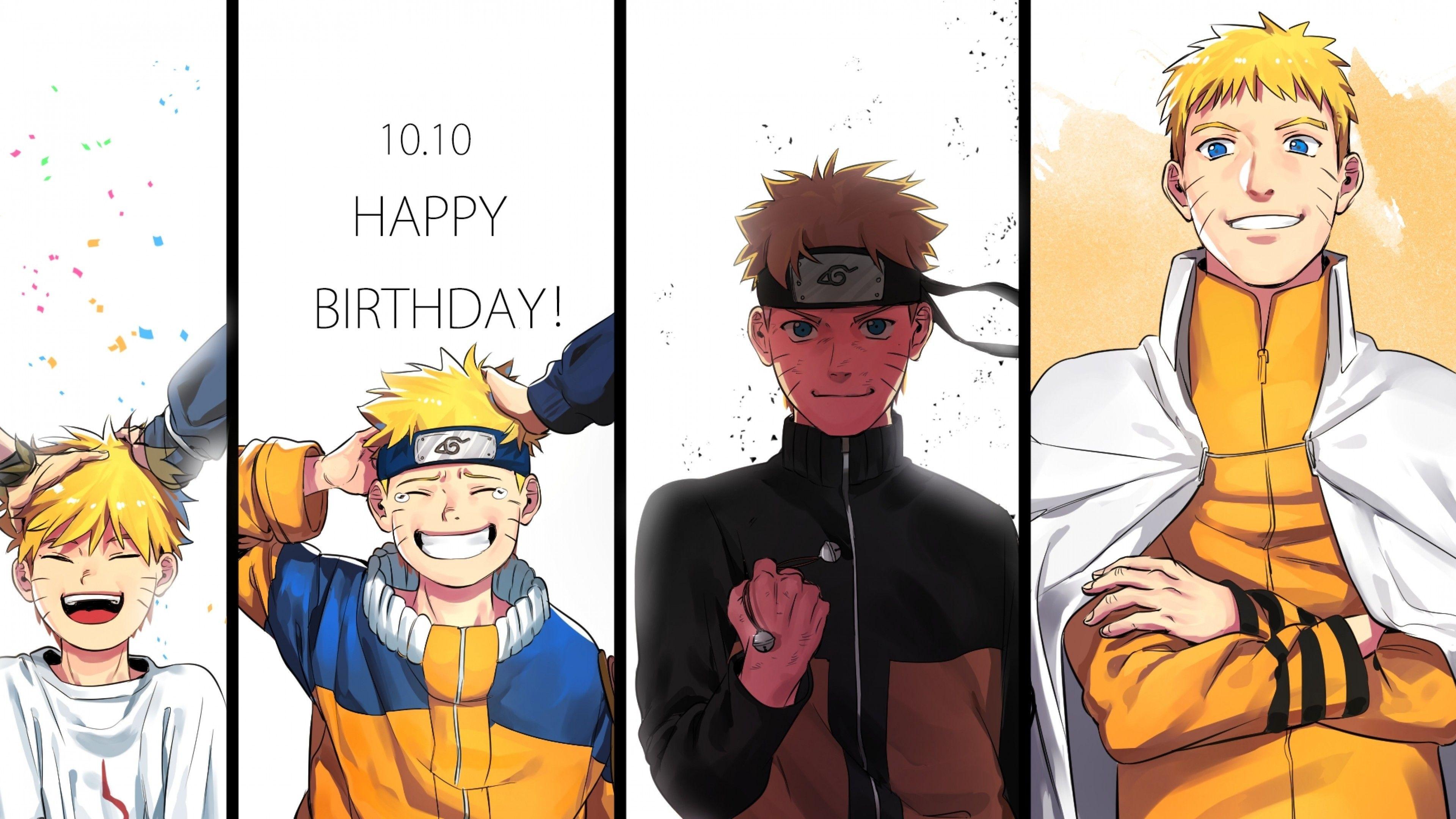 Happy Birthday Naruto Wallpapers Top Free Happy Birthday Naruto Backgrounds Wallpaperaccess 0570