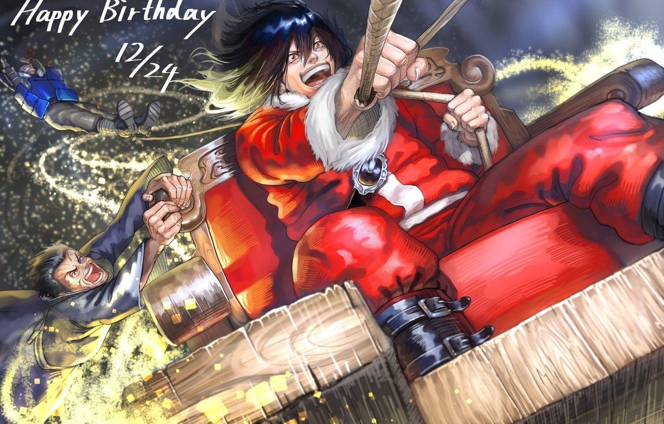 1332x850 Wallpaper humor, Christmas, sleigh, Naruto, Naruto, the trick, Power Uchiha, Upholstered Uchiha, Upholstered Uchiha, Madara Uchiha, My Tobira Senju, Tobirama Senju, breakneck speed image for desktop, section сёнэн