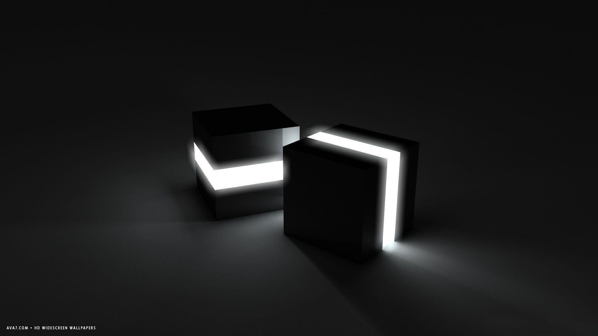 1920x1080 Black Neon Wallpaper